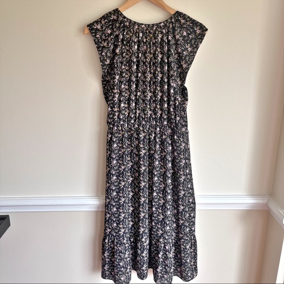 J. Crew Mercantile Daisy Print Midi Dress Sz M - Picture 2 of 8